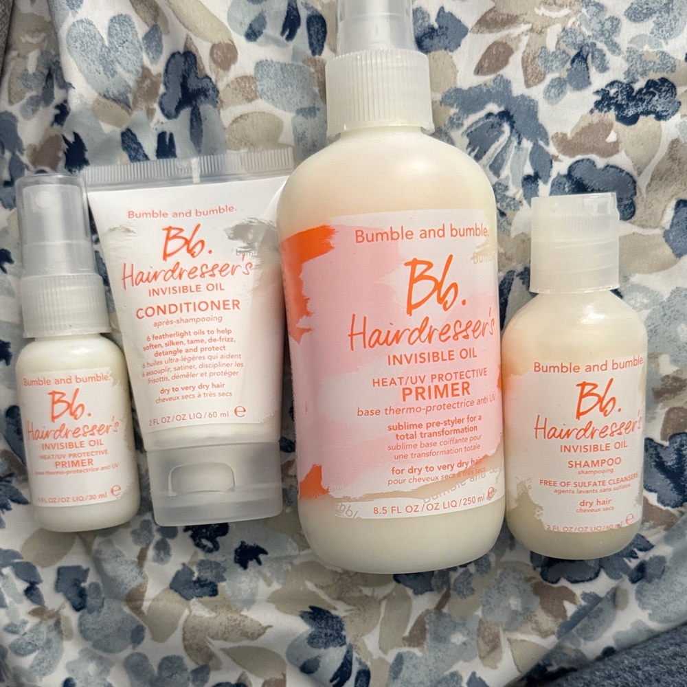 Bumble and bumble Hairdresser's Invisible Oil Set - White and Pink